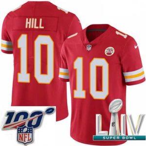 Exceptional 2020 Super Bowl LIV Nike Kansas City Chiefs #10 Tyreek Hill Red Team Color Vapor Untouchable Limited Player NFL Jersey