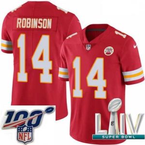 Marvelous 2020 Super Bowl LIV Nike Kansas City Chiefs #14 Demarcus Robinson Red Team Color Vapor Untouchable Limited Player NFL Jersey
