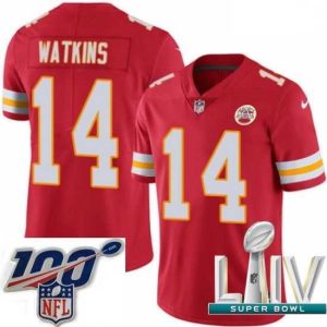 Outstanding 2020 Super Bowl LIV Nike Kansas City Chiefs #14 Sammy Watkins Red Team Color Vapor Untouchable Limited Player NFL Jersey