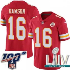 Superior 2020 Super Bowl LIV Nike Kansas City Chiefs #16 Len Dawson Red Team Color Vapor Untouchable Limited Player NFL Jersey