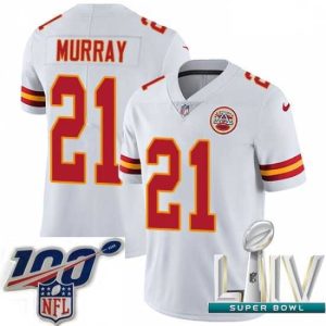 Superb 2020 Super Bowl LIV Nike Kansas City Chiefs #21 Eric Murray White Vapor Untouchable Limited Player NFL Jersey