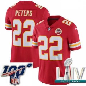 Premium 2020 Super Bowl LIV Nike Kansas City Chiefs #22 Marcus Peters Red Team Color Vapor Untouchable Limited Player NFL Jersey