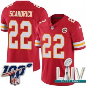Superior 2020 Super Bowl LIV Nike Kansas City Chiefs #22 Orlando Scandrick Red Team Color Vapor Untouchable Limited Player NFL Jersey