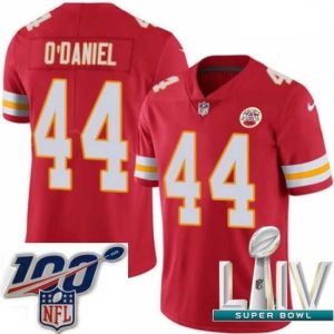 High quality 2020 Super Bowl LIV Nike Kansas City Chiefs #44 Dorian O'Daniel Red Team Color Vapor Untouchable Limited Player NFL Jersey