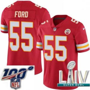Exquisite 2020 Super Bowl LIV Nike Kansas City Chiefs #55 Dee Ford Red Team Color Vapor Untouchable Limited Player NFL Jersey