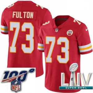 Exquisite 2020 Super Bowl LIV Nike Kansas City Chiefs #73 Zach Fulton Red Team Color Vapor Untouchable Limited Player NFL Jersey
