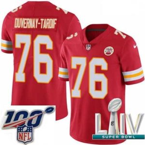 High quality 2020 Super Bowl LIV Nike Kansas City Chiefs #76 Laurent Duvernay-Tardif Red Team Color Vapor Untouchable Limited Player NFL Jersey