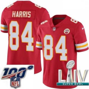 Exquisite 2020 Super Bowl LIV Nike Kansas City Chiefs #84 Demetrius Harris Red Team Color Vapor Untouchable Limited Player NFL Jersey