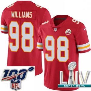 High quality 2020 Super Bowl LIV Nike Kansas City Chiefs #98 Xavier Williams Red Team Color Vapor Untouchable Limited Player NFL Jersey