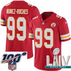 Superior 2020 Super Bowl LIV Nike Kansas City Chiefs #99 Rakeem Nunez-Roches Red Team Color Vapor Untouchable Limited Player NFL Jersey