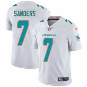 Gorgeous 7 Limited Jason Sanders White Nike NFL Road Jersey Miami Dolphins Vapor Untouchable