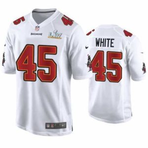 Finest Devin White Buccaneers White Super Bowl Lv Game Fashion Jersey