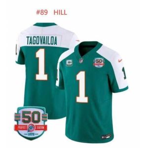 High quality Dolphins #89 Hill Jersey