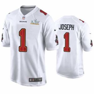 Finest Greg Joseph Buccaneers White Super Bowl Lv Game Fashion Jersey