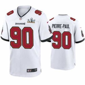 Exceptional Jason Pierre Paul Buccaneers White Super Bowl Lv Game Jersey