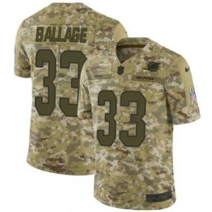 Exquisite Kalen Ballage Miami Dolphins Limited 2018 Salute to Service Nike Jersey Camo