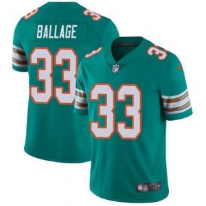 Superior Kalen Ballage Miami Dolphins Limited Alternate Vapor Untouchable Nike Jersey Aqua