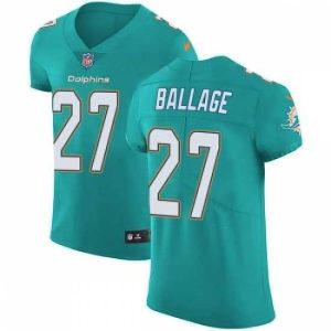 Superior Kalen Ballage Miami Dolphins Elite Aqua Team Color Vapor Untouchable Nike Jersey Green