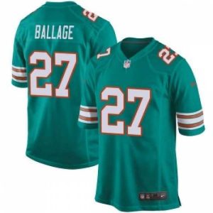 Superior Kalen Ballage Miami Dolphins Game Alternate Nike Jersey Aqua