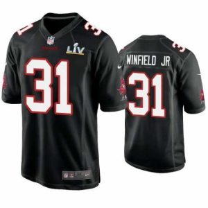 Premium Antoine Winfield Jr. Buccaneers Black Super Bowl Lv Game Fashion Jersey