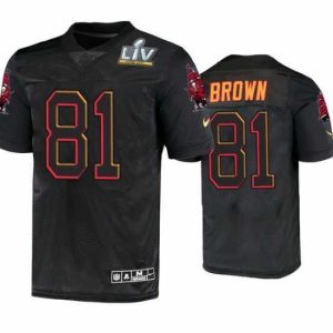 Superior Antonio Brown Tampa Bay Buccaneers Black Super Bowl Lv Jersey