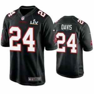 Exceptional Carlton Davis Buccaneers Black Super Bowl Lv Game Fashion Jersey