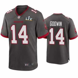 Finest Chris Godwin Buccaneers Pewter Super Bowl Lv Game Jersey