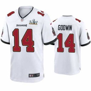 Gorgeous Chris Godwin Buccaneers White Super Bowl Lv Game Jersey
