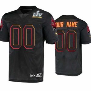 Superior Custom Tampa Bay Buccaneers Black Super Bowl Lv Jersey