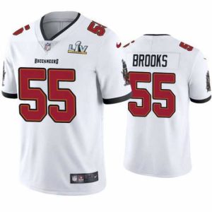 Gorgeous Derrick Brooks Buccaneers White Super Bowl Lv Vapor Limited Jersey