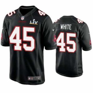 Exquisite Devin White Buccaneers Black Super Bowl Lv Game Fashion Jersey
