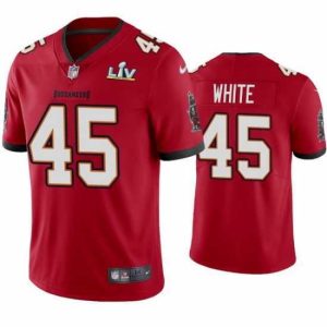 Superior Devin White Buccaneers Red Super Bowl Lv Vapor Limited Jersey
