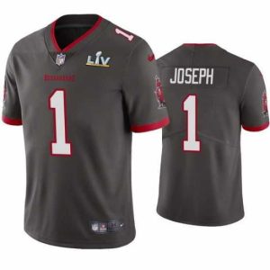 Marvelous Greg Joseph Buccaneers Pewter Super Bowl Lv Vapor Limited Jersey