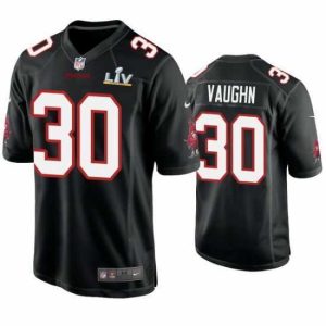 Gorgeous Ke'Shawn Vaughn Buccaneers Black Super Bowl Lv Game Fashion Jersey