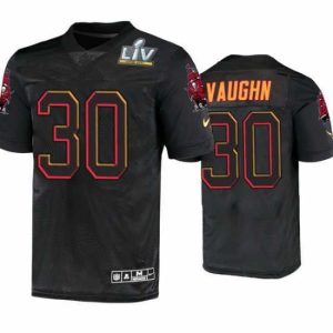 Exquisite Ke'Shawn Vaughn Tampa Bay Buccaneers Black Super Bowl Lv Jersey