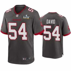 Superb Lavonte David Buccaneers Pewter Super Bowl Lv Game Jersey