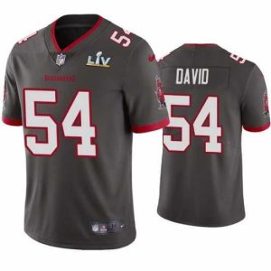 Finest Lavonte David Buccaneers Pewter Super Bowl Lv Vapor Limited Jersey