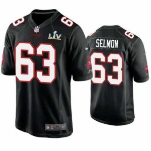 Finest Lee Roy Selmon Buccaneers Black Super Bowl Lv Game Fashion Jersey