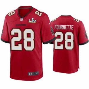 Exceptional Leonard Fournette Buccaneers Red Super Bowl Lv Game Jersey