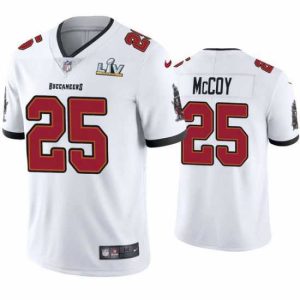 Premium Lesean Mccoy Buccaneers White Super Bowl Lv Vapor Limited Jersey