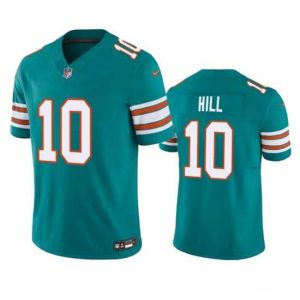 Outstanding Miami Dolphins 10 Tyreek Hill Aqua 2023 F.U.S.E Vapor Limited Stitched Football Jersey