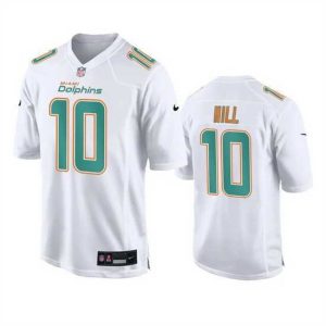 Superb Miami Dolphins 10 Tyreek Hill White Fashion Vapor Untouchable Stitched Football Jersey