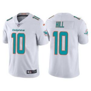 High quality Miami Dolphins 10 Tyreek Hill White Vapor Untouchable Limited Stitched Football jersey