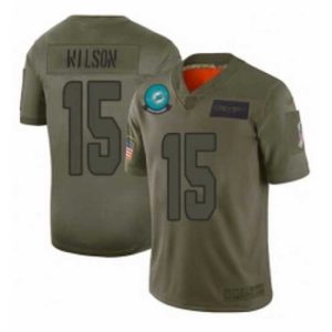 Gorgeous Miami Dolphins 15 Albert Wilson Limited Camo 2019 Salute to Service Football Jersey