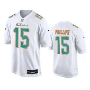 Exceptional Miami Dolphins 15 Jaelan Phillips White Fashion Vapor Untouchable Stitched Football Jersey