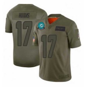 Superior Miami Dolphins 17 Allen Hurns Limited Camo 2019 Salute to Service Football Jersey