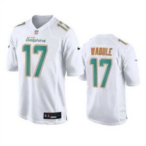 Gorgeous Miami Dolphins 17 Jaylen Waddle White Fashion Vapor Untouchable Stitched Football Jersey