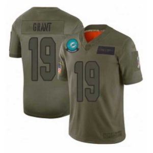 Outstanding Miami Dolphins 19 Jakeem Grant Limited Camo 2019 Salute to Service Football Jersey