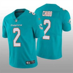 Exceptional Miami Dolphins 2 Bradley Chubb 2022 Aqua Vapor Untouchable Limited Stitched Jersey