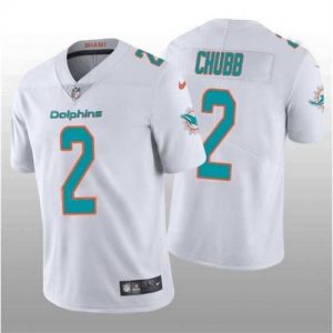 Exceptional Miami Dolphins 2 Bradley Chubb 2022 White Vapor Untouchable Limited Stitched Jersey